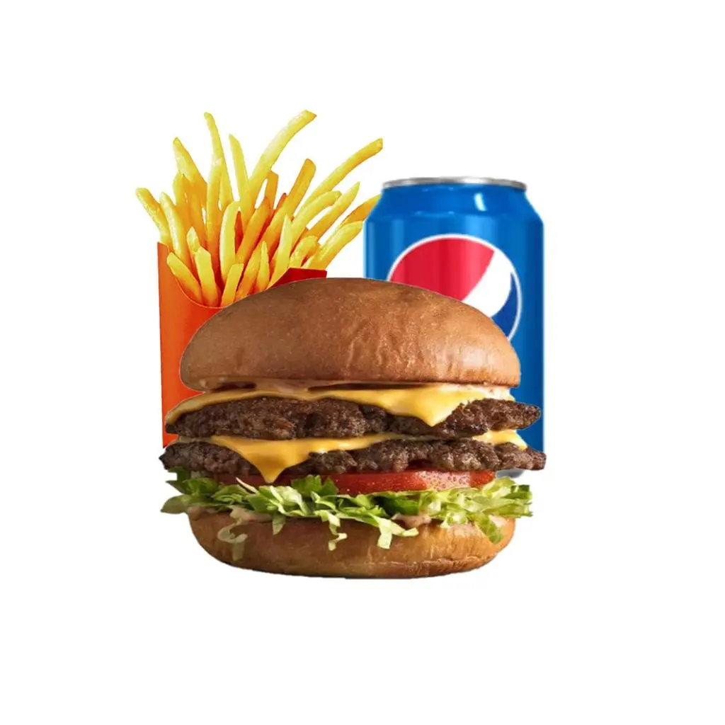 Classic Beef Burger - Double Meal